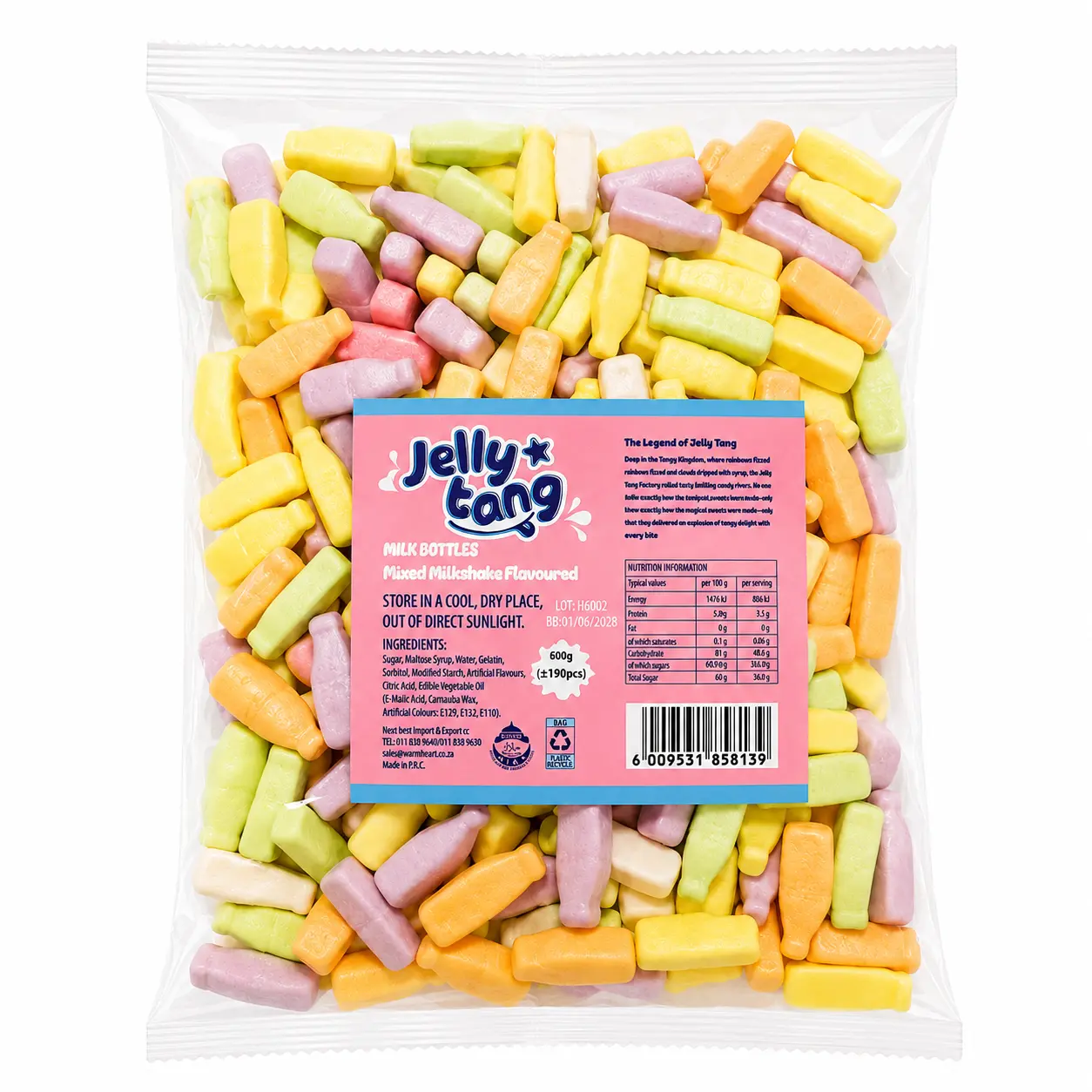 Sweetza Milk Bottles 600g